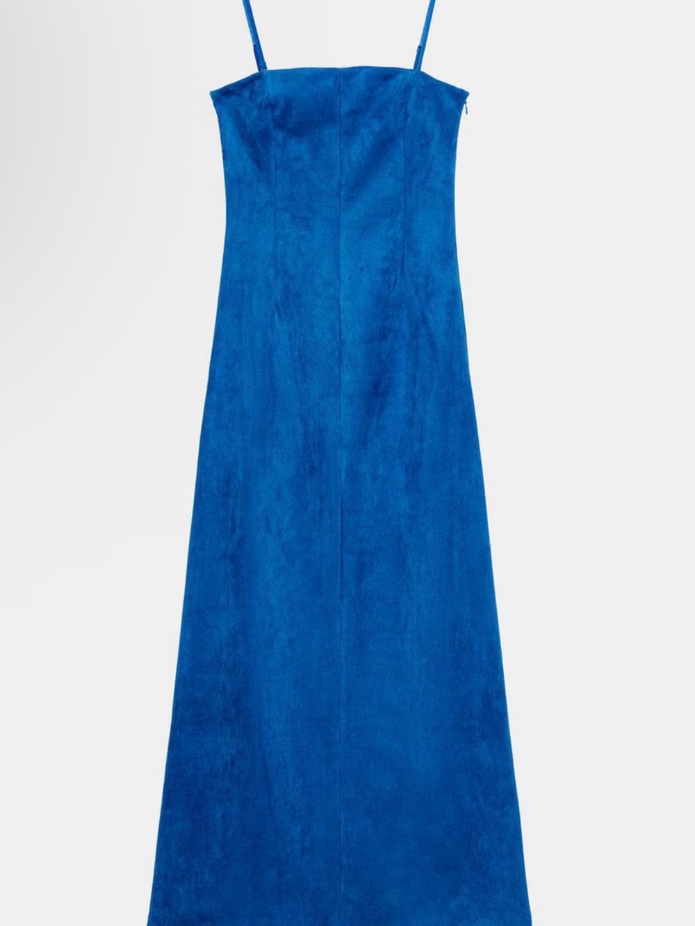 Zara Velvet Royal Blue Dress with Removable Strapless